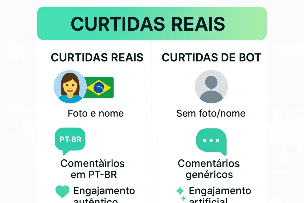 Curtidas Reais Instagram