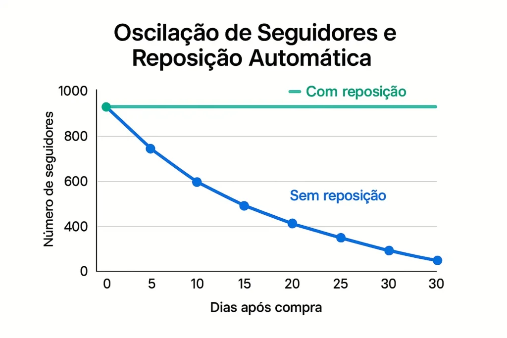 Comprar Seguidores com Reposição